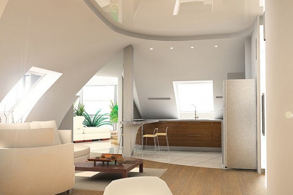 Plafond brillant attique extensible Plafond brillant attique extensible