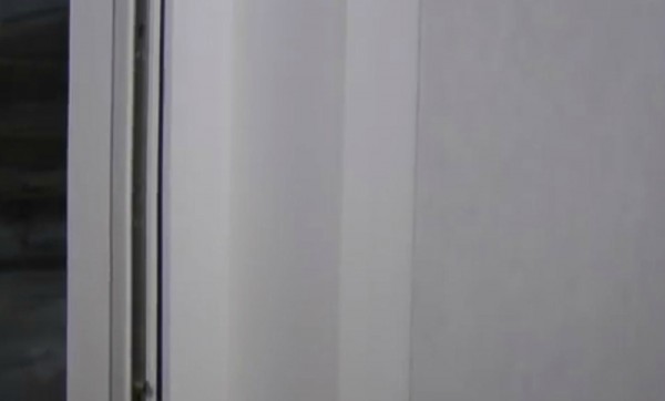 F - profil sur la pente de la fenêtre