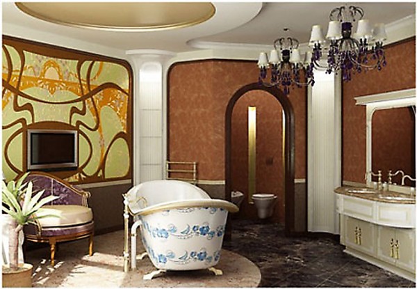 Salle de bain Art Nouveau Salle de bain Art Nouveau