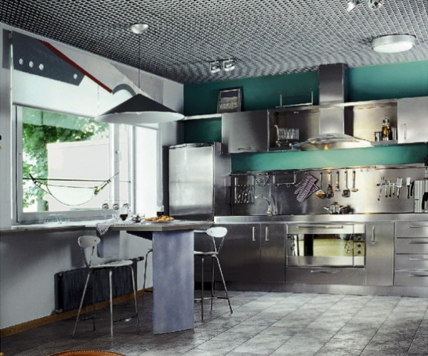 Conception de cuisine de style techno Conception de cuisine de style techno