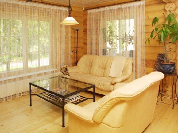 Intérieur intérieur d'une maison en bois Intérieur intérieur d'une maison en bois