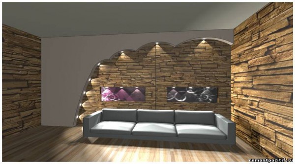 Cloison décorative avec niche Cloison décorative avec niche