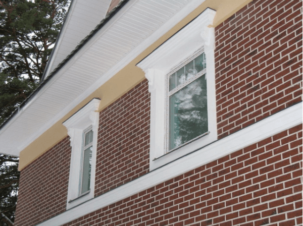 Façade carrelée en clinker