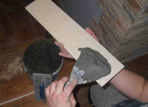 Nous faisons l'installation avec une pierre décorative Nous faisons l'installation avec une pierre décorative