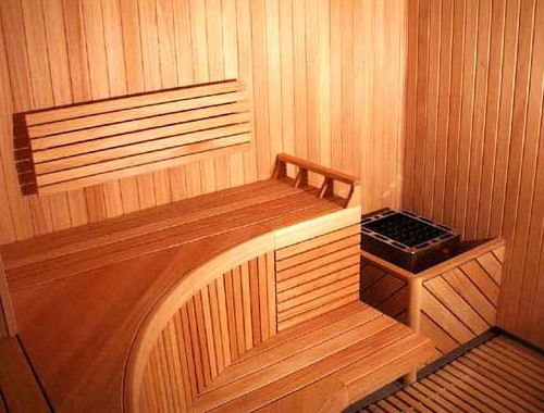 Étagères dans le hammam Étagères dans le hammam
