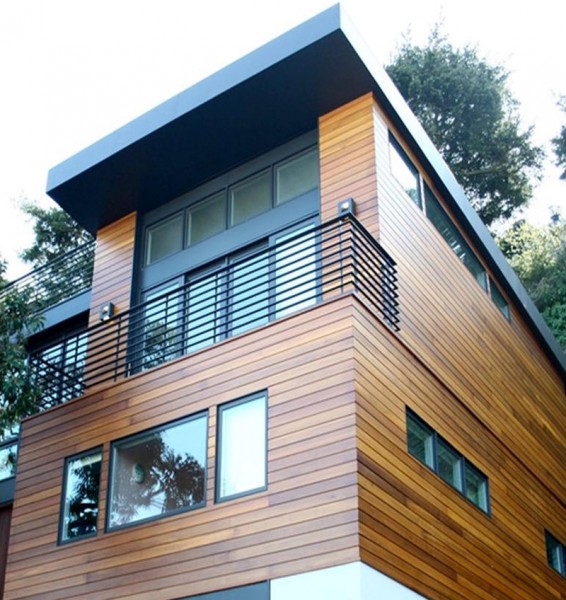 Revêtement de façade en bois Revêtement de façade en bois
