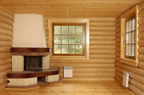 Block house dans la décoration intérieure d'une maison en bois Block house dans la décoration intérieure d'une maison en bois