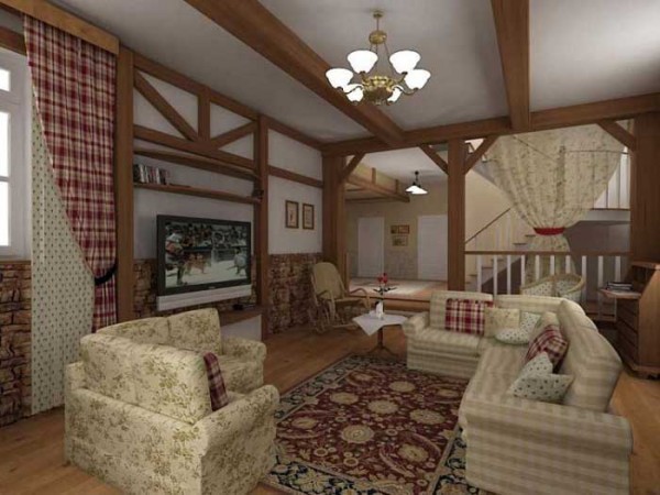 Intérieur de salon de style allemand