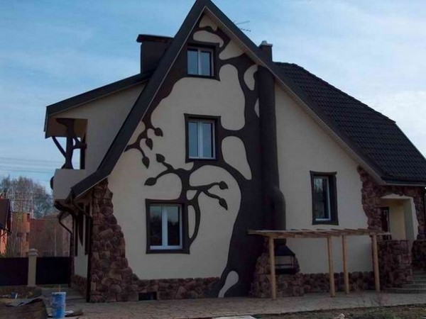 Décoration de façade en pierre naturelle Décoration de façade en pierre naturelle