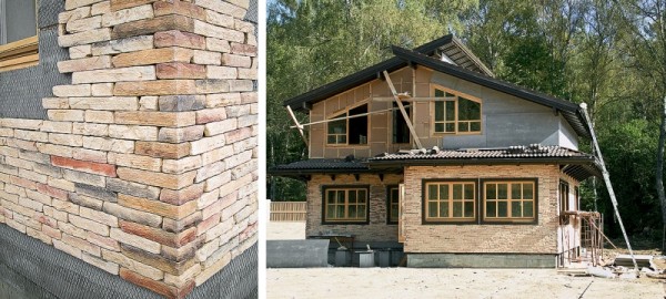Si la maison est en bois, appliquez d'abord le filet et ce n'est qu'après que le style Si la maison est en bois, appliquez d'abord le filet et ce n'est qu'après que le style