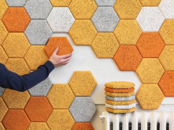 «Honeycomb» dans la conception du mur «Honeycomb» dans la conception du mur