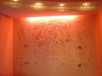 Décoration intéressante des murs de la pièce Décoration intéressante des murs de la pièce