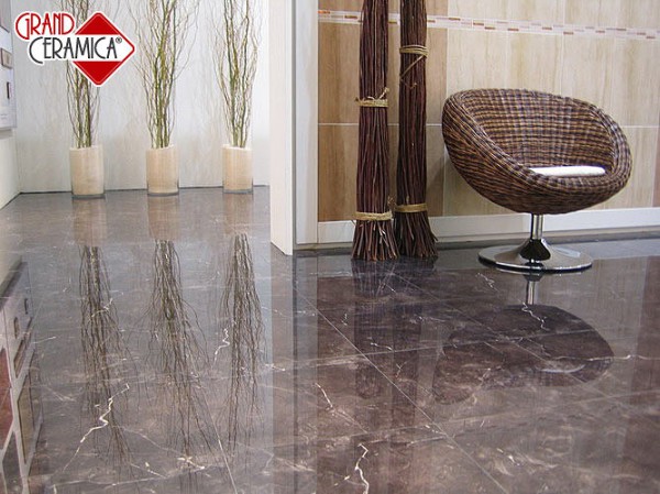 Carrelage en porcelaine avec texture marbre Carrelage en porcelaine avec texture marbre