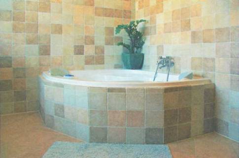 Matériau à l'intérieur de la salle de bain Matériau à l'intérieur de la salle de bain
