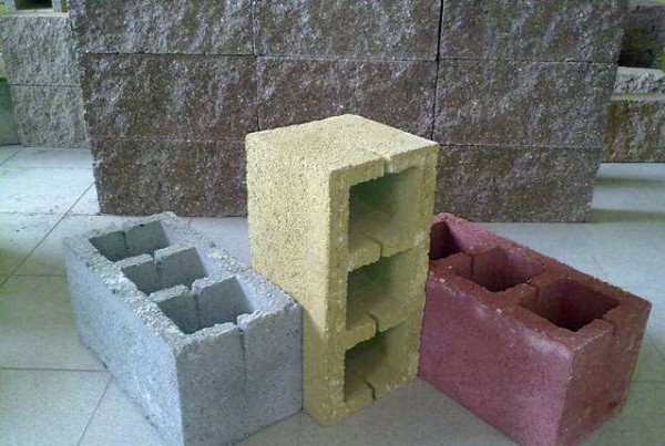 Blocs de couleur argile expansée Blocs de couleur argile expansée