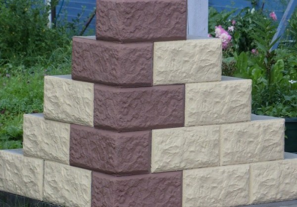 Blocs de silicate avec décor avant Blocs de silicate avec décor avant
