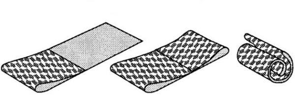 Bande de papier peint pliable Bande de papier peint pliable
