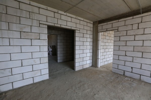 Cloisons internes en blocs de mousse