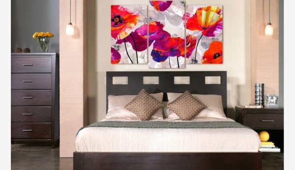 Coquelicots à la tête du lit Coquelicots à la tête du lit