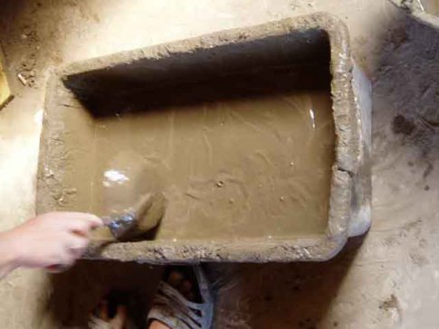 Préparation du mortier pour le plâtrage Préparation du mortier pour le plâtrage
