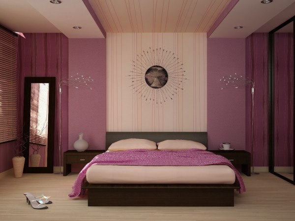 Chambre aux couleurs beige et lilas selon les règles du feng shui Chambre aux couleurs beige et lilas selon les règles du feng shui