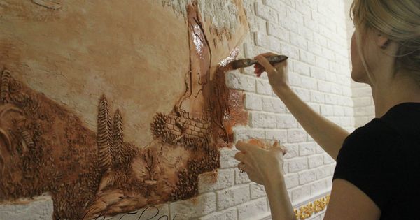 Application au pinceau