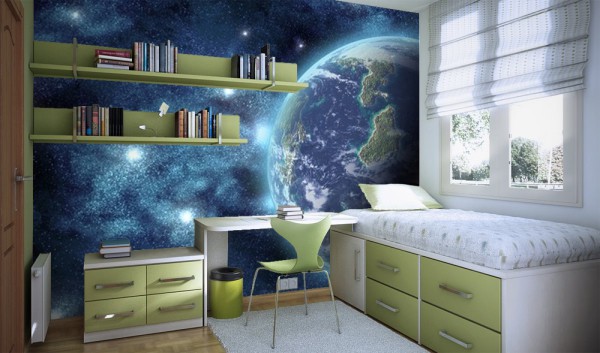 Peintures murales spatiales