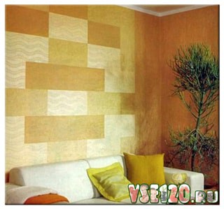 Couette patchwork sur le mur de papier peint Couette patchwork sur le mur de papier peint