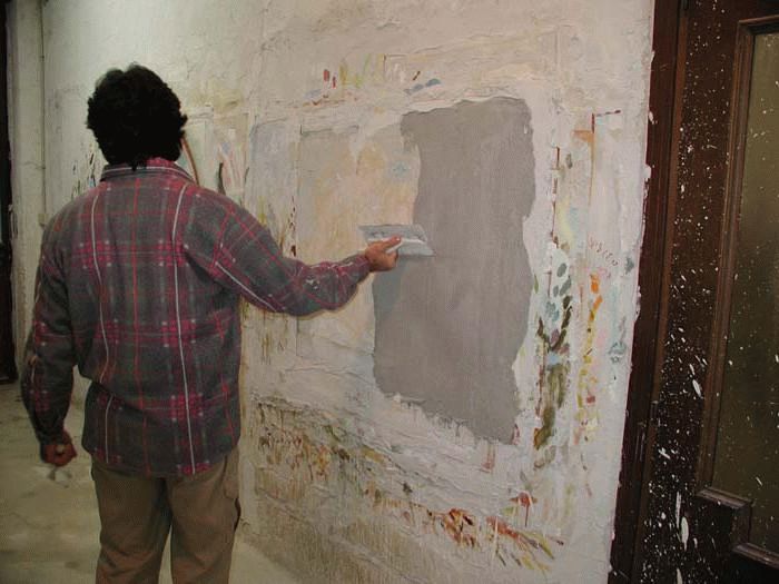 Plâtrer le mur Plâtrer le mur