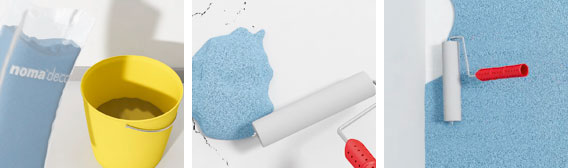 Les étapes de la coloration du papier peint liquide Les étapes de la coloration du papier peint liquide