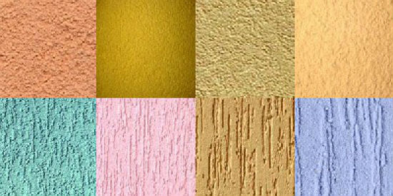 Textures de plâtre minéral Textures de plâtre minéral