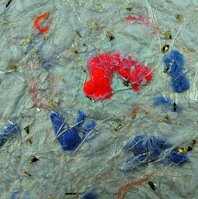 Changement dans la structure du papier peint liquide après coloration Changement dans la structure du papier peint liquide après coloration