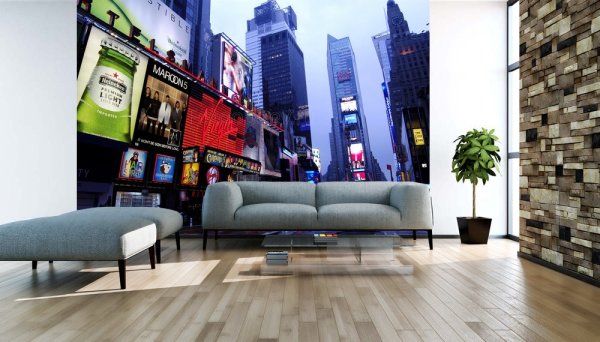 L'image avec une vue des gratte-ciel d'en bas donne l'impression que vous êtes au milieu d'une rue au centre de New York L'image avec une vue des gratte-ciel d'en bas donne l'impression que vous êtes au milieu d'une rue au centre de New York