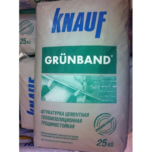 Knauf Grünband - Enduit de façade isolant thermique 25kg dans un sac en papier Knauf Grünband - Enduit de façade isolant thermique 25kg dans un sac en papier