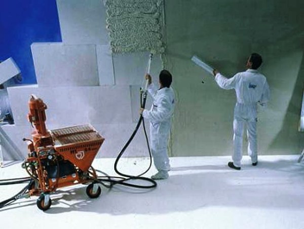 Enduit de plâtre mécanisé Plâtrage mécanisé