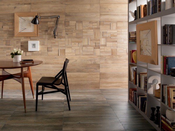 Carrelage décoratif pour bardage: grès cérame imitant le bois Carrelage décoratif pour bardage: grès cérame imitant le bois