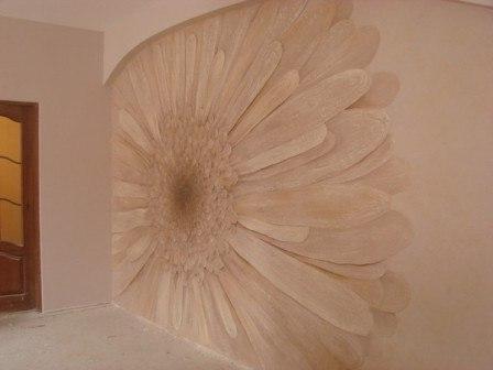 Panneau décoratif en stuc gaufré Panneau décoratif en stuc gaufré
