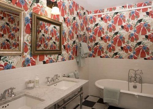Dessins de papier peint pour salle de bain Dessins de papier peint pour salle de bain
