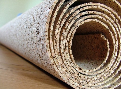 Papier peint en liège roulé