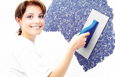 Le papier peint liquide est un papier peint qui ressemble plus à un beau mastic. Le papier peint liquide est un papier peint qui ressemble plus à un beau mastic.