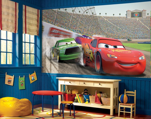 Le futur coureur adorera les peintures murales photo de voitures pour enfants avec l'image des personnages du dessin animé Le futur coureur adorera les peintures murales photo de voitures pour enfants avec l'image des personnages du dessin animé