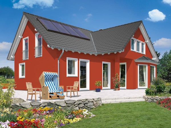 Maison à ossature design avec peinture acrylique Maison à ossature design avec peinture acrylique