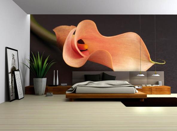 Mur tendu dans la chambre Mur tendu dans la chambre