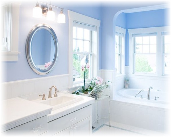 Salle de bain après coloration Salle de bain après coloration