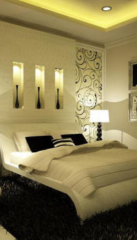 Nous utilisons des lampes dont les murs ne sont pas peints de couleurs vives