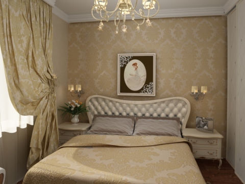 Papier peint dans la décoration de la chambre