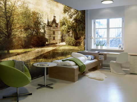 Salle de peinture murale. Salle de peinture murale.