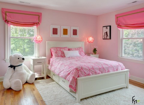 Chambre d'enfant aux couleurs roses Chambre d'enfant aux couleurs roses