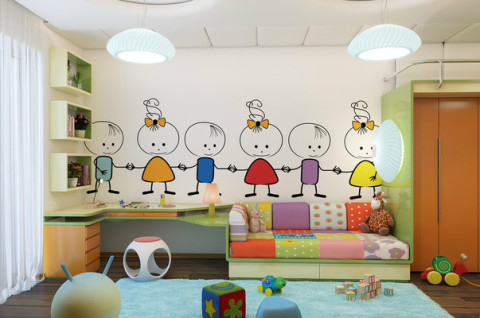 Stickers muraux en vinyle pour bébé Stickers muraux en vinyle pour bébé