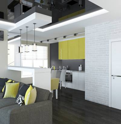 Pour les murs sombres, choisissez des couleurs claires de meubles Pour les murs sombres, choisissez des couleurs claires de meubles